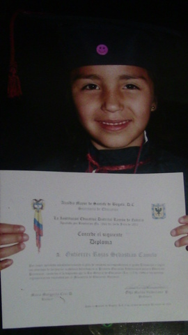 10 AÑOS Termine la primaria tuve mi primer grado
