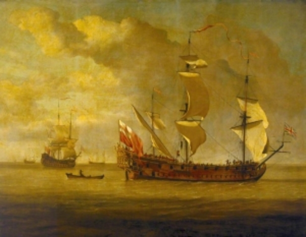 The 'Charles Galley' Before a Light Breeze