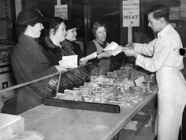 Rationing begins in Britain.