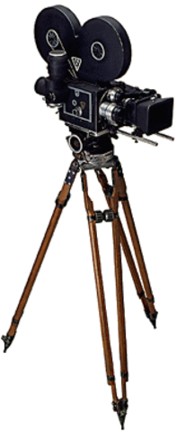 The first machine that showed animated pictures was created.