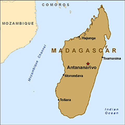 Madagascar was discovered