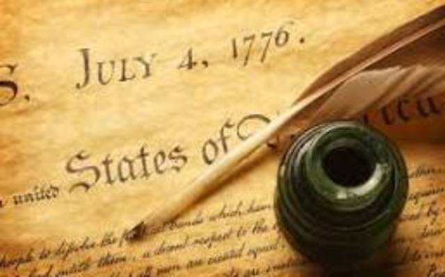 Signing of the Deceration of Independance