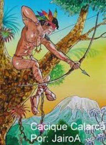 Carlos Garzón crea "CALARCÁ" la historieta de un indígena colombiano.