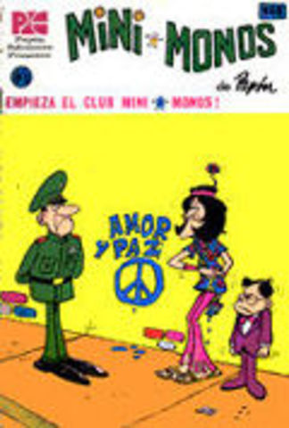 Revista infantil "Mini monos" del carcaturista Pepón
