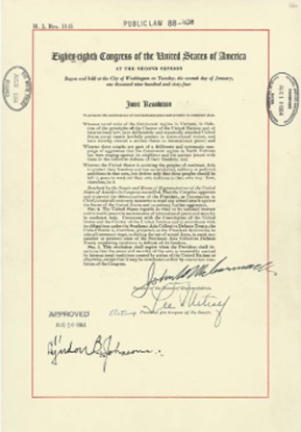 Gulf of Tonkin Resolution