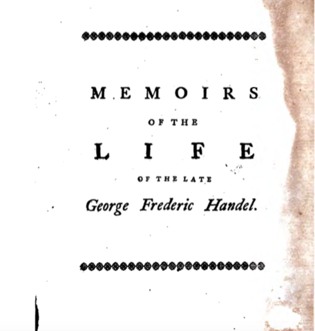 Bibliography of Handel