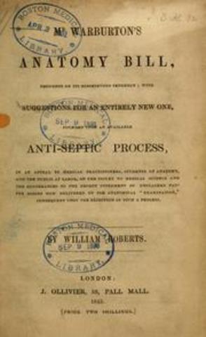 The British Medical Act of 1858