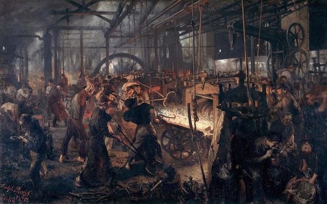 The Forges - Adolf von Menzel