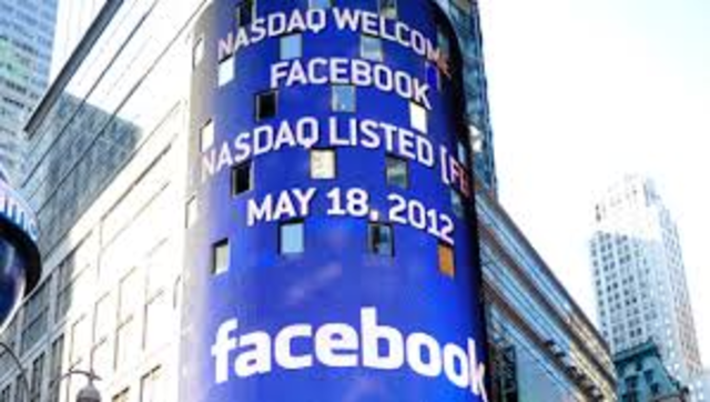 Facebook Hits NASDAQ