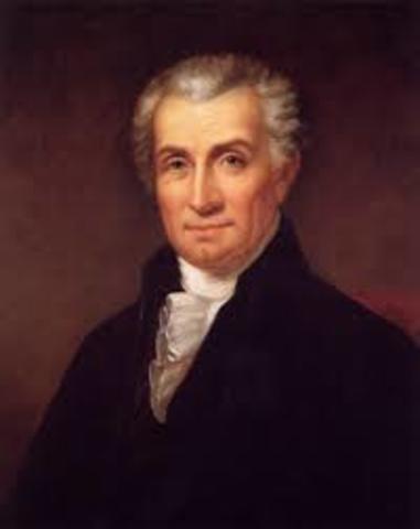 James Monroe became president