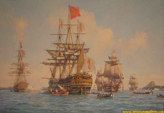 Chagada da Familia Real ao Brasil