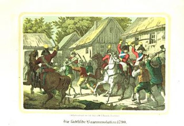 Sächsischer Bauernaufstand 1790 or the "Saxon Peasants' Revolt"
