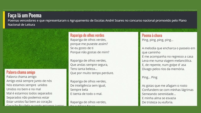 Faça lá um poema