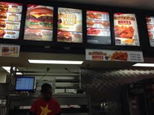 First Job at Hardees