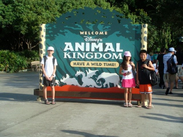 J'ai allé  au Disneyland