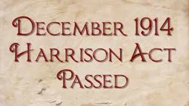 Harrison Narcotic Act