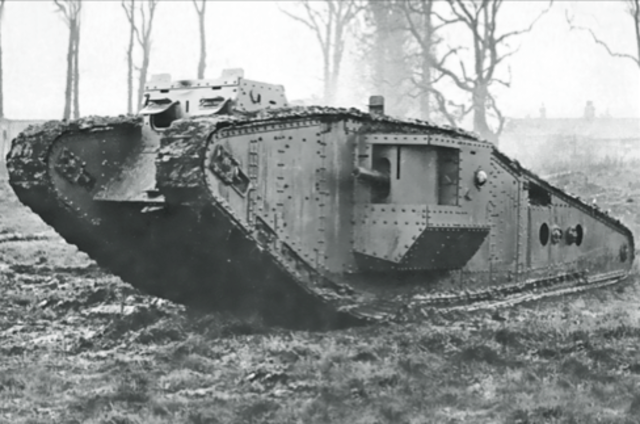 Tanks used for the first time in warfare