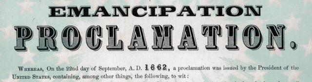 Emancipation Proclamation