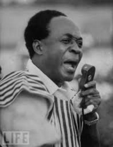 Nkrumah returns home to Ghana