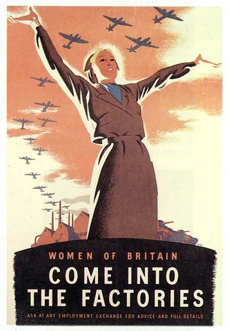 Women of Britain, Come into the Factories by Philip Zec