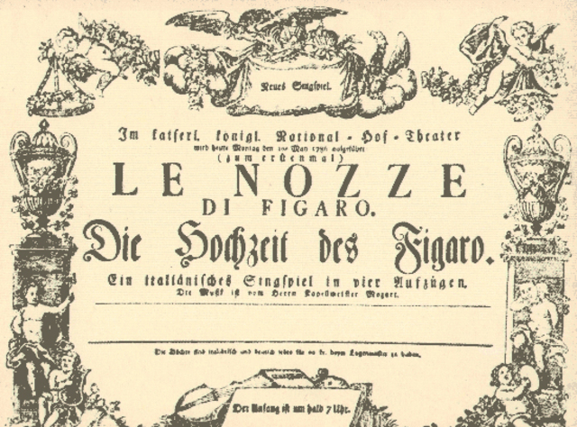 Mozart, Wolfgang Amadeus, La nozze di Figaro (The Marriage of Figaro), 1786