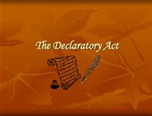 Declaratory Act