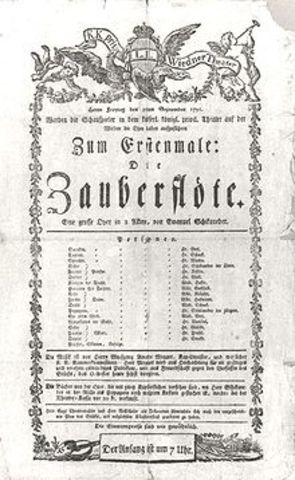 Die Zauberflöte by Wolfgang Amadeus Mozart