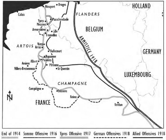 The 'Big Push' to Pozieres