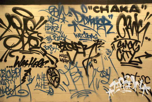 The first form of grafitti in New York