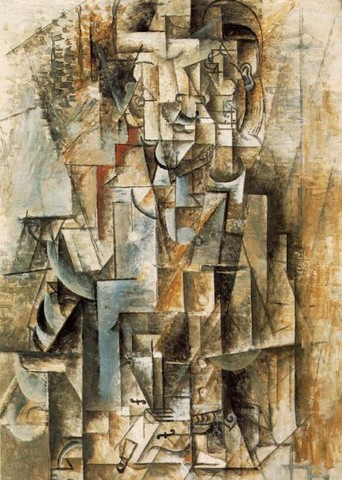 Pablo Picasso - Man with a Violin (1911)
