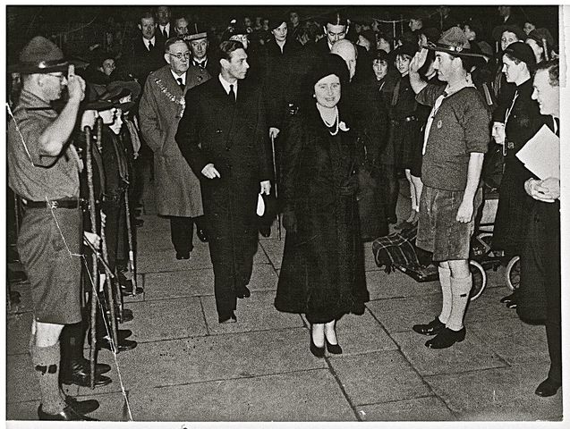 King George VI and Queen Elizabeth, the Queen Mother