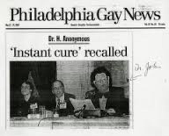 APA Removal of Homosexuality being a Mental Disorder