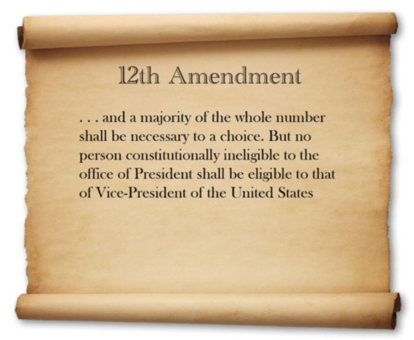 12th Amendment Ratified