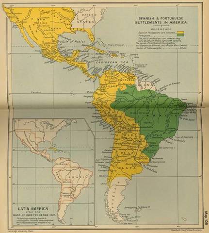 Incorporación del territorio de Brasil al imperio Portugués