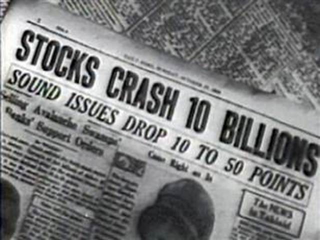 Stock Market Crashed.