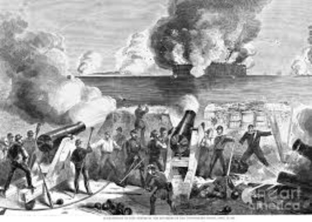 Battle at Fort Sumter