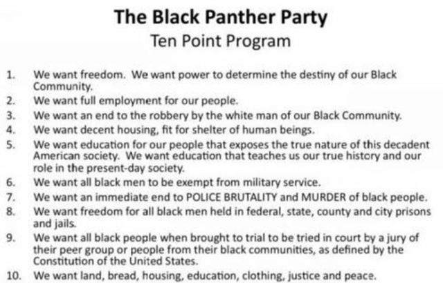 Creation of the Ten Points Program
