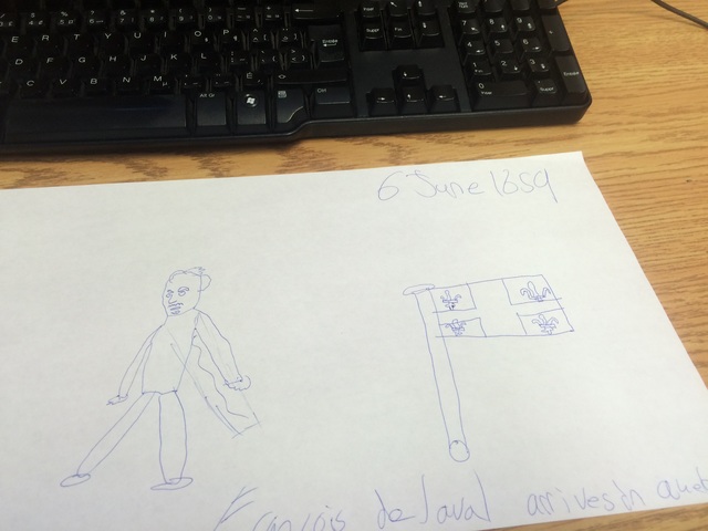 Francois de laval arrives in Quebec