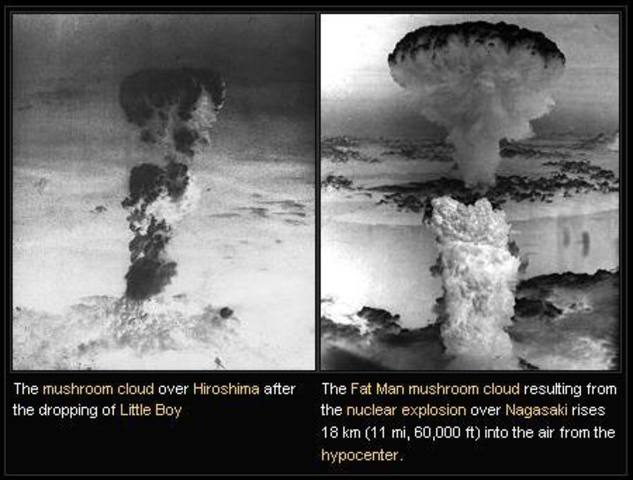 American drops bombs on Japan