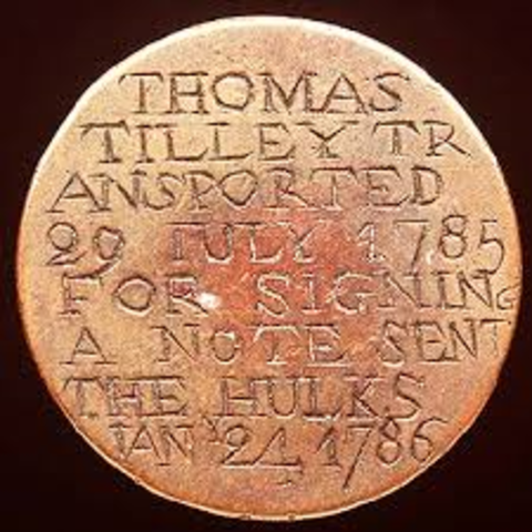 convicts  love token