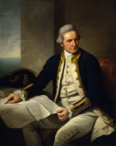 James Cook discovers