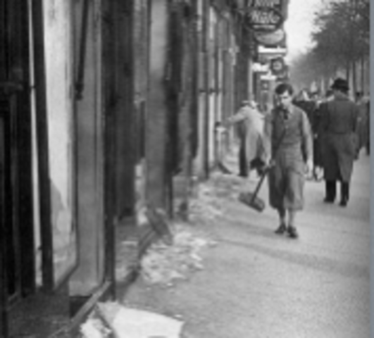 Kristallnacht "The night of broken glass"