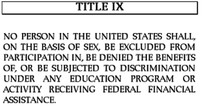 Title IX of the Education Amendments of 1972