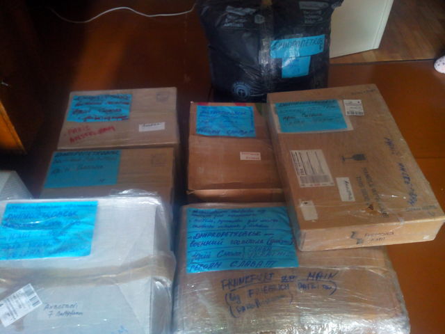 Получил большую посылку из Германии