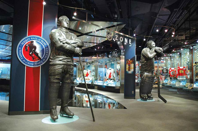 The hockey hall of fame