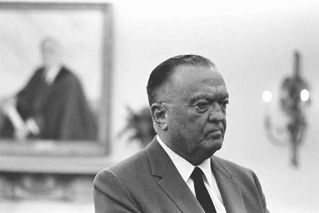 J. Edgar Hoover leads FBI investigations into Black Panther activities
