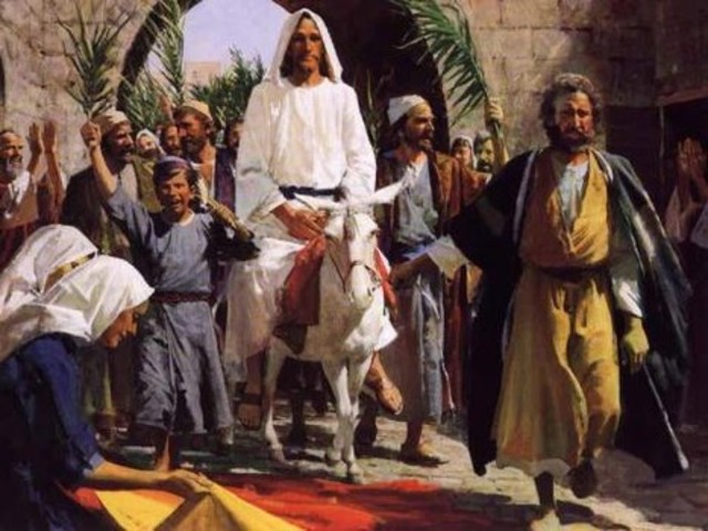 Palm Sunday, Triumphant Entry