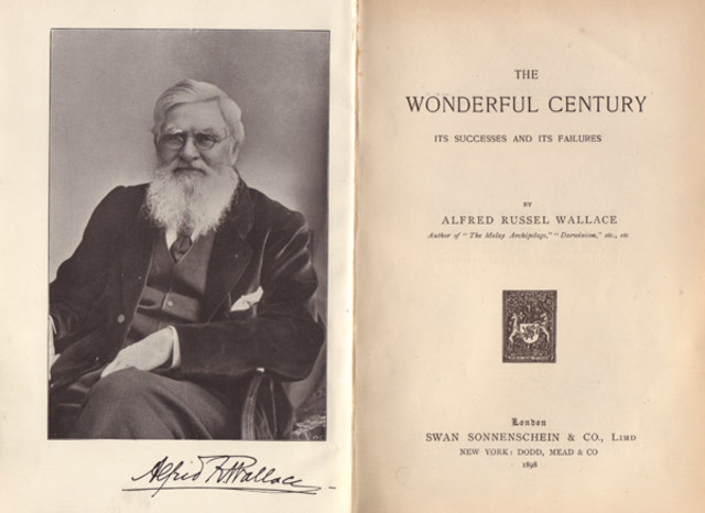 Wallace publicó: The wonderful century: its successes and its failures.
