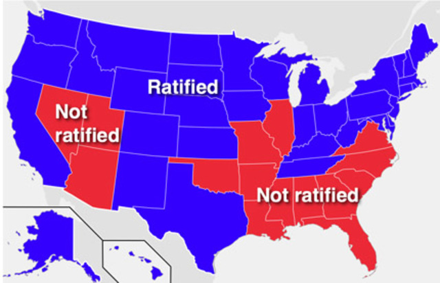 Equal Rights Amendment not approved by states