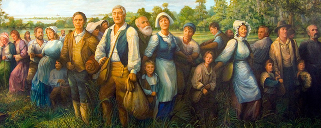 Acadians Arrive in Louisiana